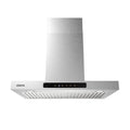 Hotte aspirante, Hotte de gamme, acier inoxydable, murale, 450 CFM, 30 po., 30 in