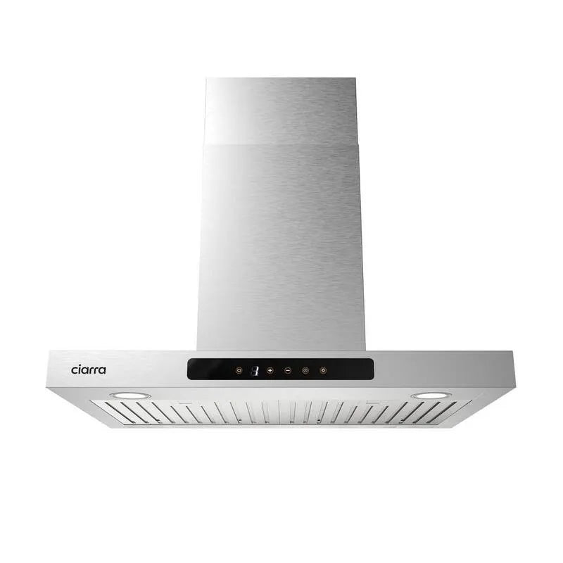 Hotte aspirante, Hotte de gamme, acier inoxydable, murale, 450 CFM, 30 po., 30 in