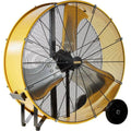 Éventail à faible bruit et à lame Turbo, 21100 CFM, jaune, 36 in