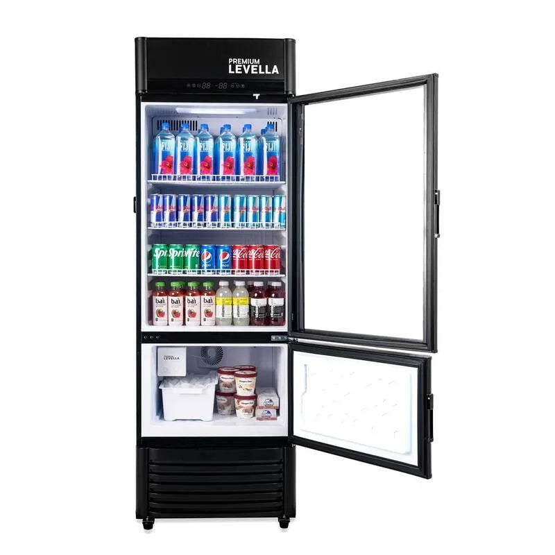 machine à glaçons, conception commerciale, 12, 5 pi, droit, noir, 12.5 cu. ft