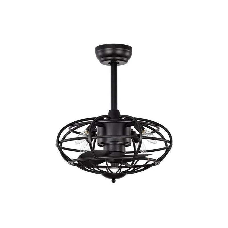 Ventilateur de plafond 1, 5 pi, noir, à distance contrôlée, 1.5 ft
