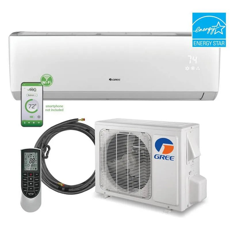 Mini système de Split sans conduit Gen3, 1 tonne, 25 TRÉS, 12000 BTU, 230V, Vireo, 12,000 BTU