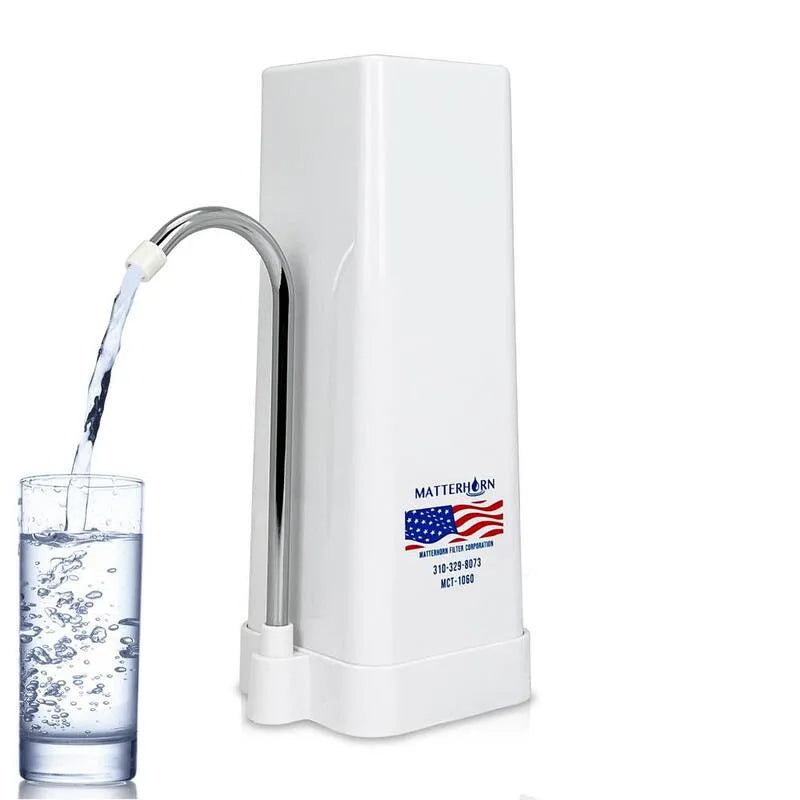 Système avancé de filtre à eau de comptoir Alkaline