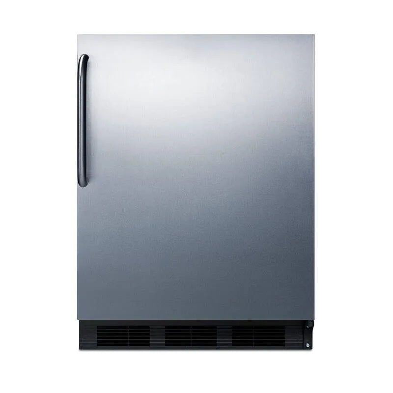 Congélateur, acier inoxydable, 5, 1 pi3 ADA, appareil de stockage alimentaire surgelé, 5.1 cu. ft