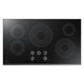 Samsung électrique table de cuisson, 36 po, Wi-Fi, 5 brûleurs, Surface de cuisson intégrée de comptoir, Noir, 36 in