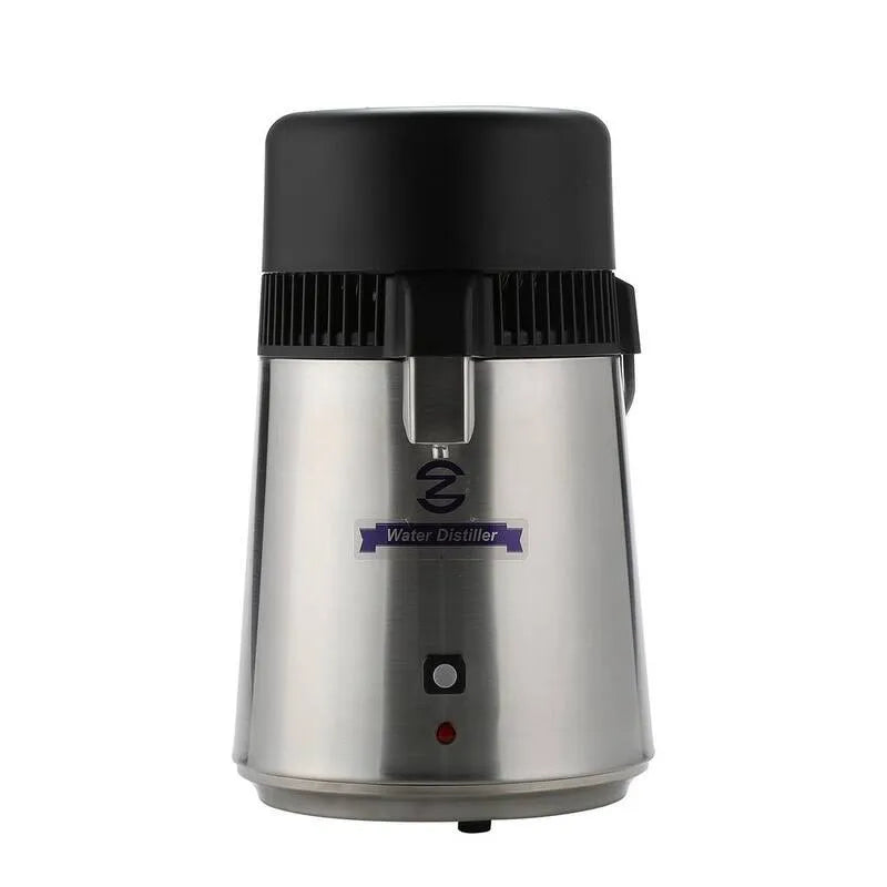 H Machine à eau distillée 16-Cup, 1 gal, 0, 3 Gal, conception compacte et portable, 900, Noir, 0.3 Gal