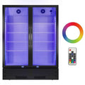 Réfrigérateur, conception commerciale, 38. 3 po, 17. 1 pi, ETL, droit, noir, 38.3 in, 17.1 cu. ft
