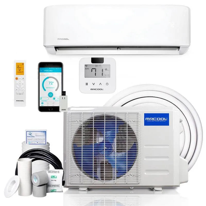 0. 75-Ton MRCOOL 0, 75-Ton Mini système de partage sans conduit, 21, 5 TRÉS, 9000 BTU, 16 pieds, 230V, 9,000 BTU, 16 ft
