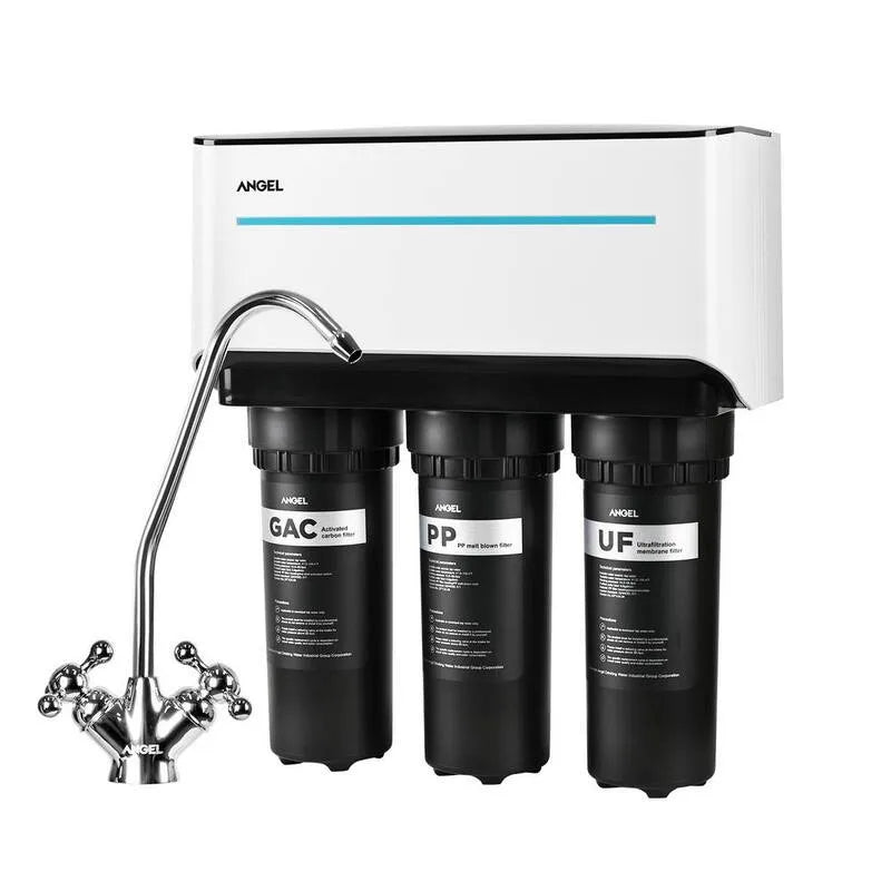 Système de filtration d'eau sous osmose inverse sous-puissante, 5-Stage, réduit les particules