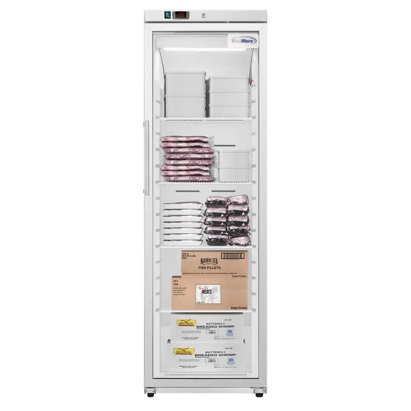 Congélateur droit, Design commercial, 24 po, 12 pi, Blanc, 24 In, 12 cu. ft