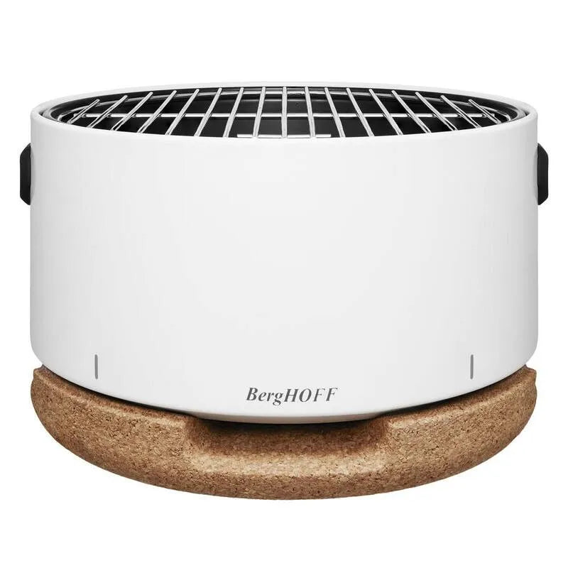 Grille de charbon, Portable, conception compacte et portable, Blanc