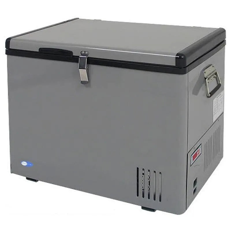 Réfrigérateur DC 12V, 1, 41 pi, 45 qt, 24V, conception compacte et portable, Gris, 1.41 cu. ft