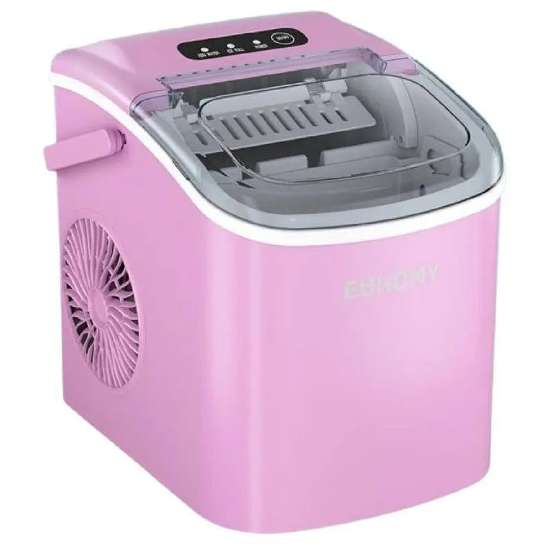 machine à glaçons, 8. 74 po, Panier et Scoop, Acier inoxydable, conception compacte et portable, 8.74 in