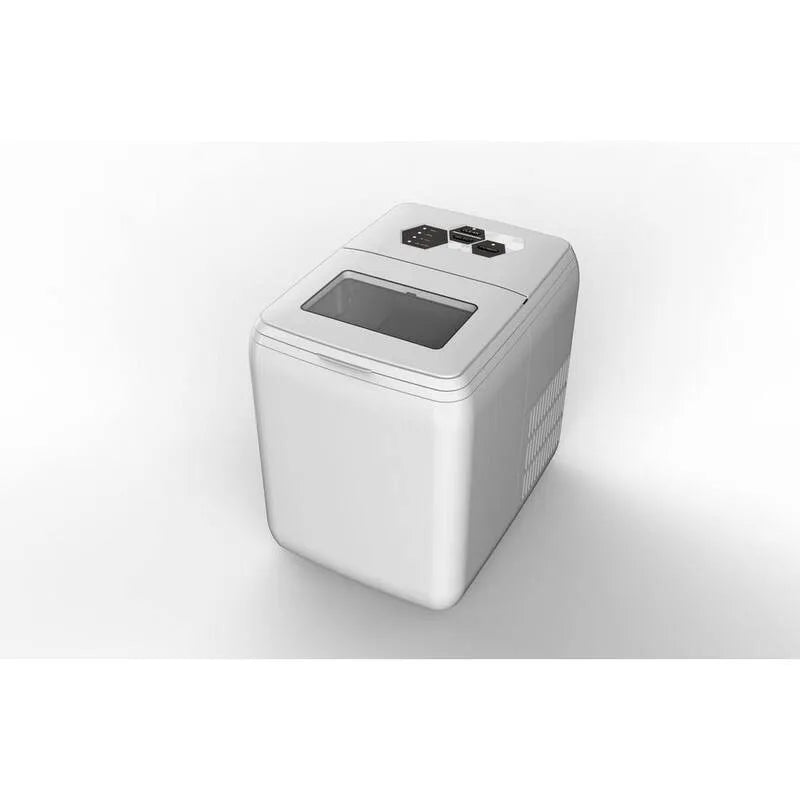 machine à glaçons W 44, Design compact portable, 14 po, 44 lb, Extérieur, Blanc, 14 in