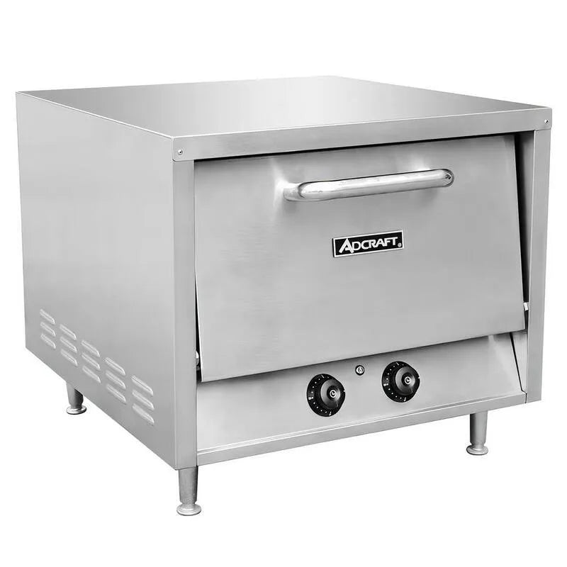 Four à pizza commerciale, acier inoxydable, conception commerciale, 2850 W, 18 po., 18 In