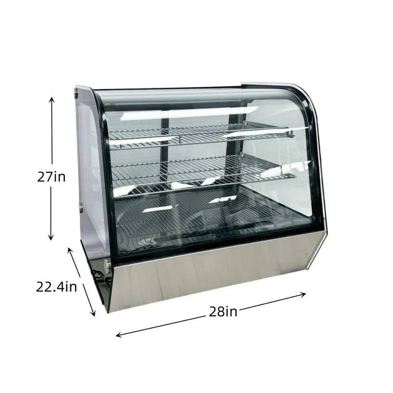 28in. Réfrigérateur W 4 28 po, 4, 2 pi, conception commerciale, noir, 4.2 cu ft