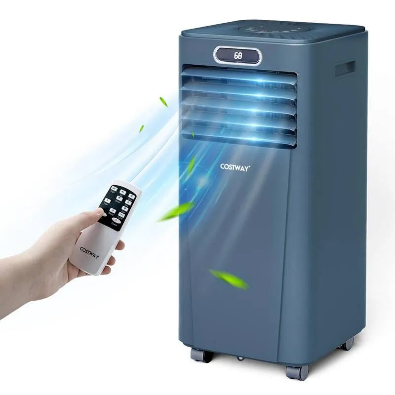 Climatiseur 5300 BTU Portable, Télécommande, conception compacte et portable, 220 pi, avec Télécommande, 5,300 BTU