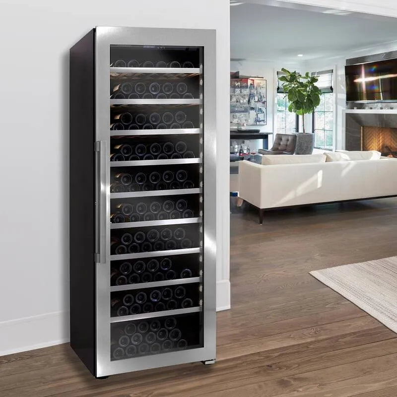 Unité de refroidissement à simple zone en acier inoxydable avec wi-fi intelligent, Vino