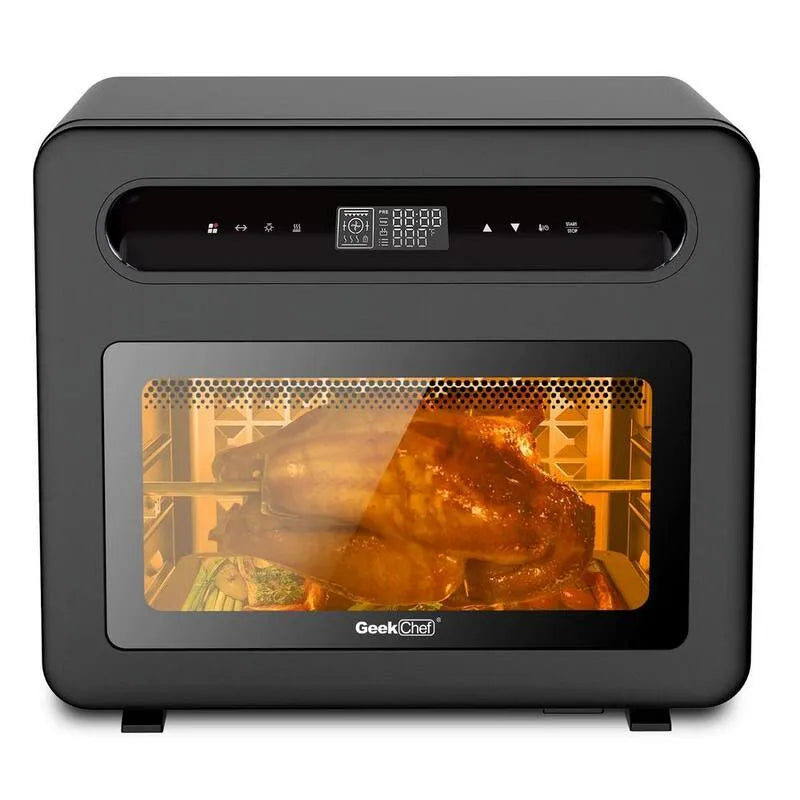 Convection de vapeur de friteuse d'air, commandes tactiles, acier inoxydable, cuisson de convection, 26 qt, four à pizza extérieur