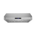 Hotte aspirante, Hotte de gamme, Commandes tactiles, Acier inoxydable, 406 CFM, 30 po, Lumières LED, Filtres à baffles, Commande Touchpad, Sous Cabinet, 30 in, Hottes sous meuble