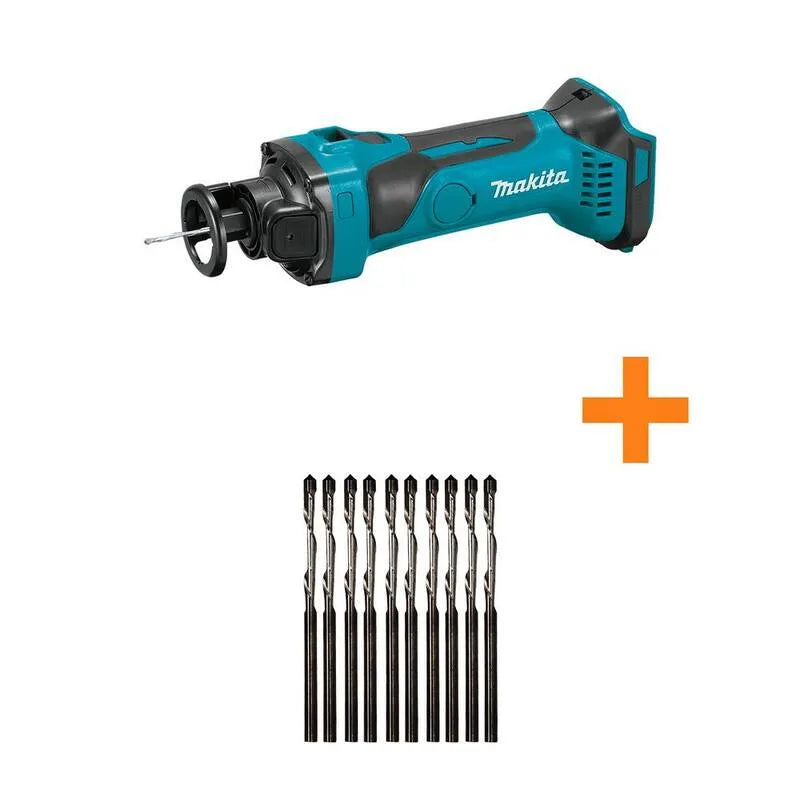 Makita 10-Pack LXT Lithium-Ion Cut-Out outil, sans fil design, 18V, 1/8 po., Spiral Cut Out Bit Drywall Conseils, 8 in
