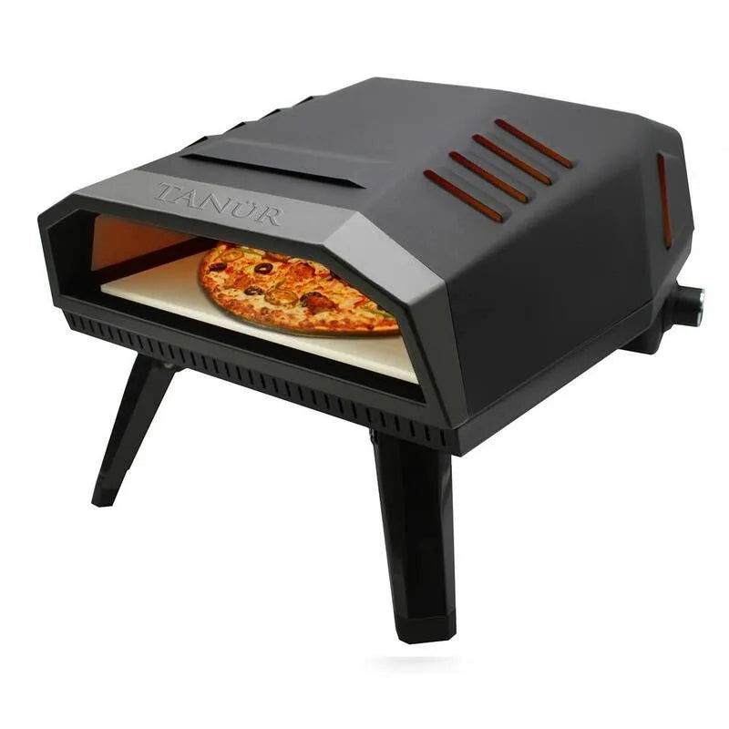 Portable comptoir propane Four à pizza extérieur TANUR 12, Intérieur antiadhésif, conception compacte et portable, Propane liquide, 12 po., 12 in