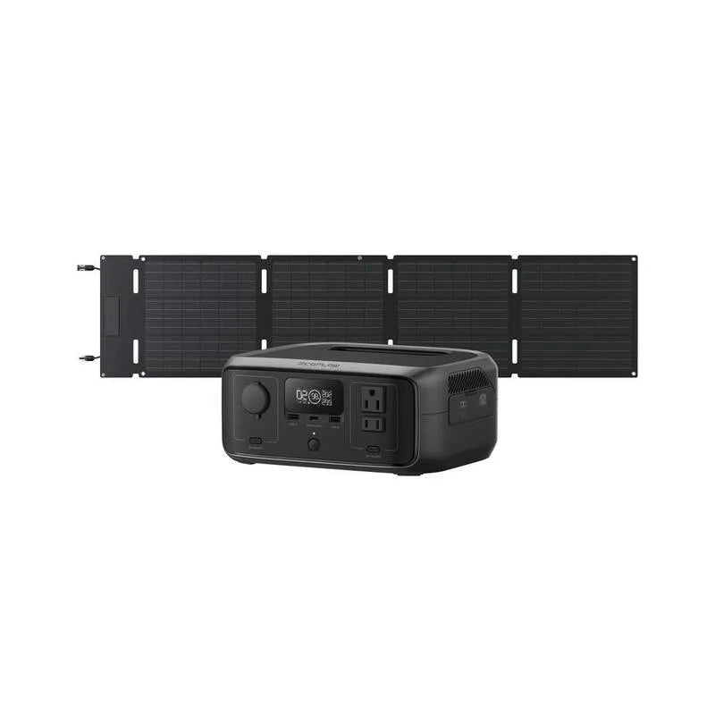 245Wh, 60W, 300W, 600W, alimentation de secours domestique, LFP station électrique, River 3 station électrique avec panneau solaire 60W