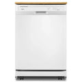 Lave-vaisselle Whirlpool portable compact, 24 po, programme 1 heure, blanc