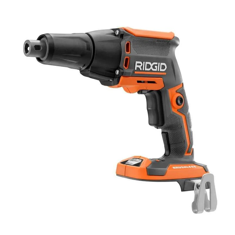 RIDGID, 18V, Outil uniquement, sans fil 18V sans brosse à vis sans fil à paroi sèche avec fixation collée