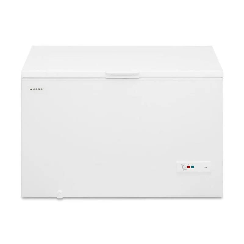 Congélateur Amana, 16 pi, coffre, blanc, appareil de stockage des aliments congelé, 16 cu. ft