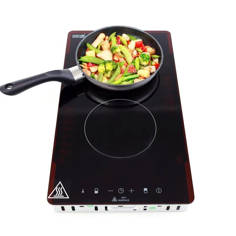 Avanti construit dans le plateau de cuisson électrique, surface de cuisson intégrée de comptoir, noir