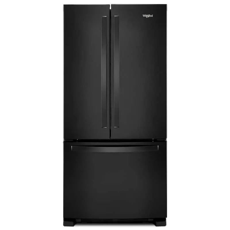 Whirlpool Réfrigérateur à remous, noir, 33 po, 22 pi, 33 in, 22 cu. ft