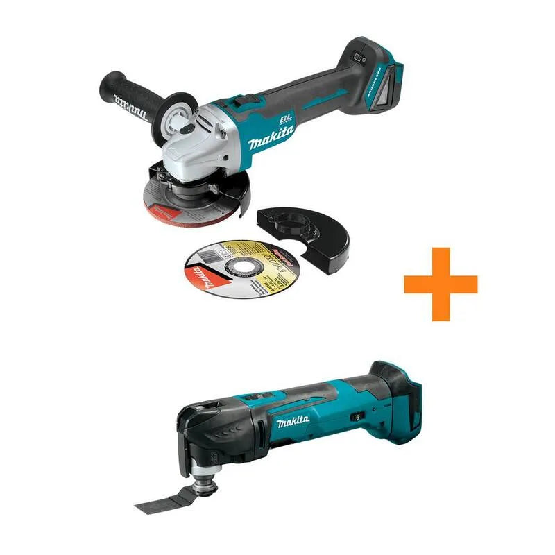 Makita, 18V, 5/5 po, Conception sans fil, Outil seulement, meuleuse d'angle, 5 in