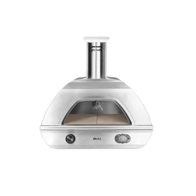 Four à pizza extérieur, 29 ans, Bull 29 in. Bois et gaz brûlé, Acier inoxydable, Fours à pizza
