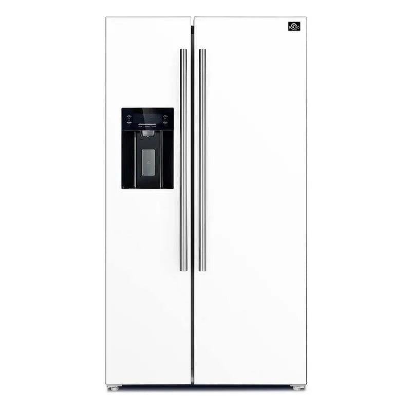Réfrigérateur, 36 po, 20 pi, Espresso, Blanc, Équipement d'eau potable de cuisine, 36 in, 20 cu.ft