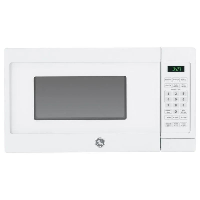 GE, 0. 7 Cu. Ft. Spacemaker Micro-ondes de comptoir Four en blanc, 0.7 Cu. Ft
