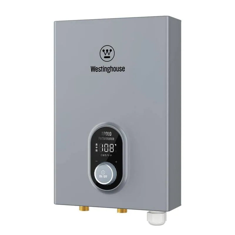 1-Year Westinghouse 14KW, Apolo Performance 3. 4GPM Smart Point d'utilisation Chauffe-eau électrique sans réservoir avec garantie de 1 an, 3. 4GPM