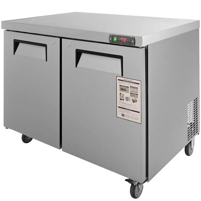 Réfrigérateur, 48 po, 12, 85 pi, Acier inoxydable, Design commercial, Argent, 48 in, 12.85 cu. ft