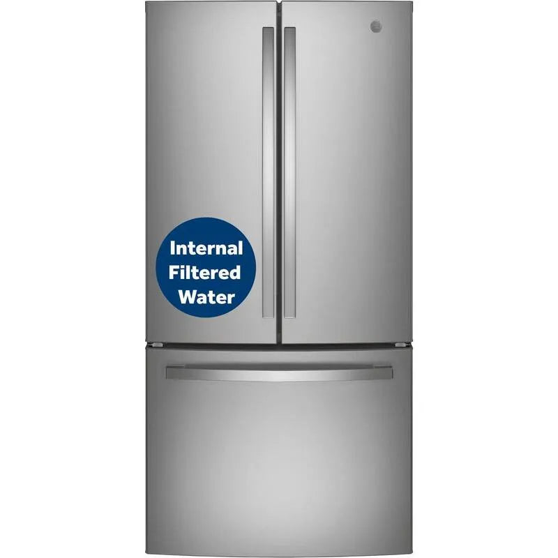 Réfrigérateur GE, 18. 6 pi, Acier inoxydable, 18.6 cu. ft