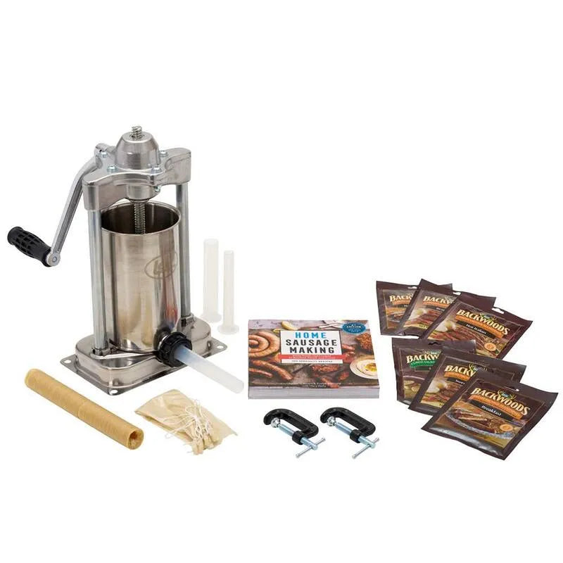 Kit de farce pour saucisson, acier inoxydable, kit de farce avec tampon