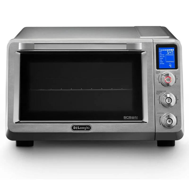 DeLonghi L Convection Four numérique en acier inoxydable, 24 l, Cuisine Convection