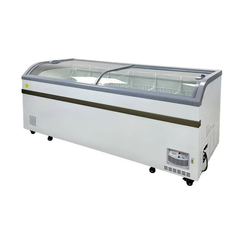 Congélateur de poitrine commerciale ESD7SC, 79 po, 15, 76 pi, Design commercial, Défrost manuel, Blanc, 79 in, 15.76 cu. ft