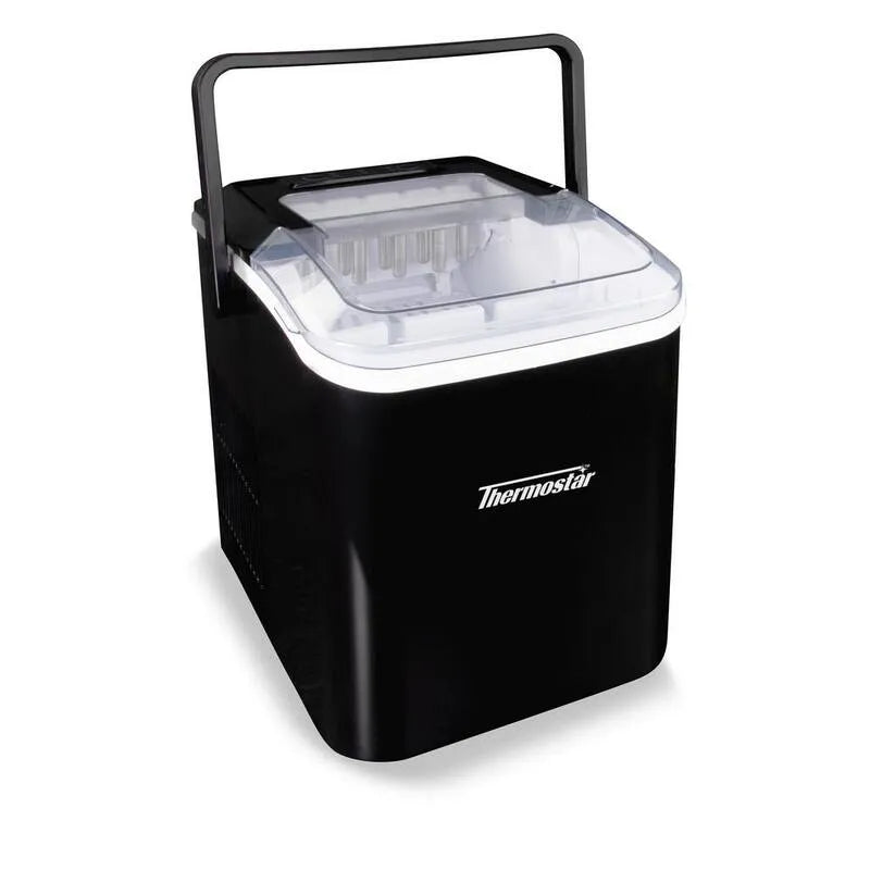 machine à glaçons, Noir, 8, 86 po, 26 lb, Portable, conception compacte et portable, 8.86 in