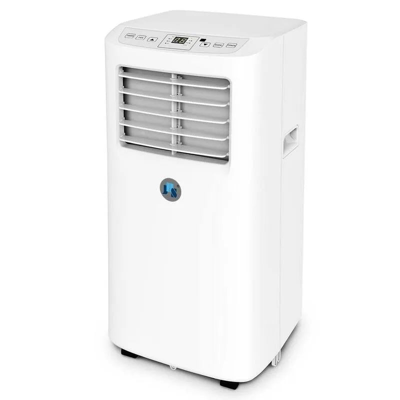 Climatiseur 8000 BTU Portable, affichage LED et minuterie en blanc, conception compacte et portable, 170 pi Ft, 8,000 BTU