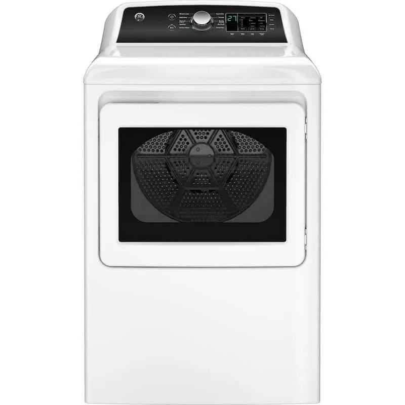 GE, 7, 4 pi3 Séchoir électrique, capteur sec en blanc, 7.4 cu. ft