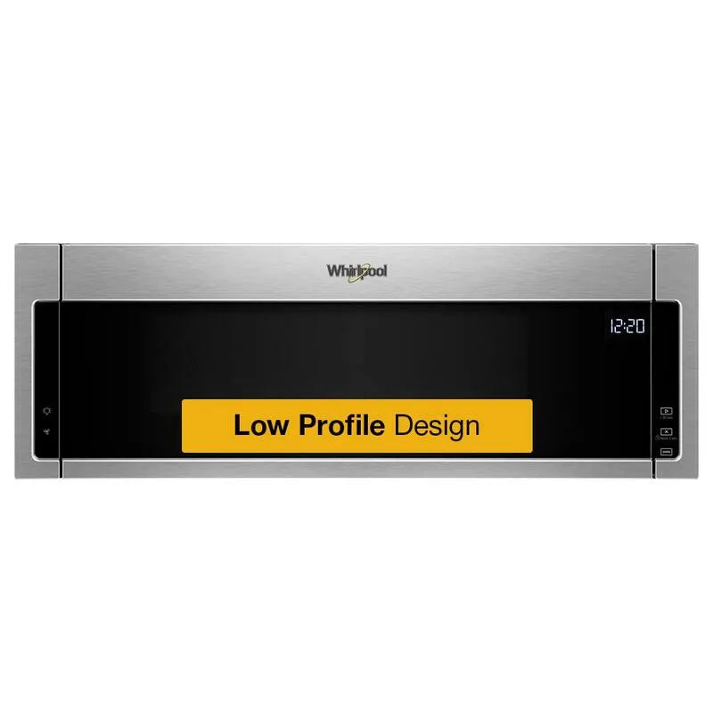 Four à micro-ondes Whirlpool, acier inoxydable, 1, 1 cu. ft, 1.1 cu. ft