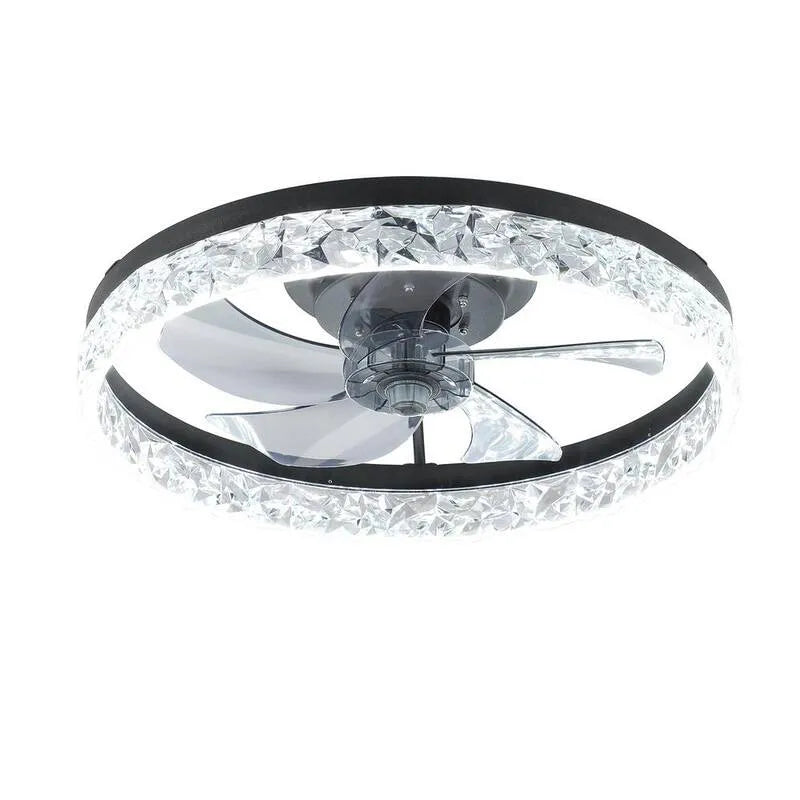 Ventilateur de plafond 110-Volt, 19, 7 po, intérieur, noir, à distance contrôlée, 19.7 in