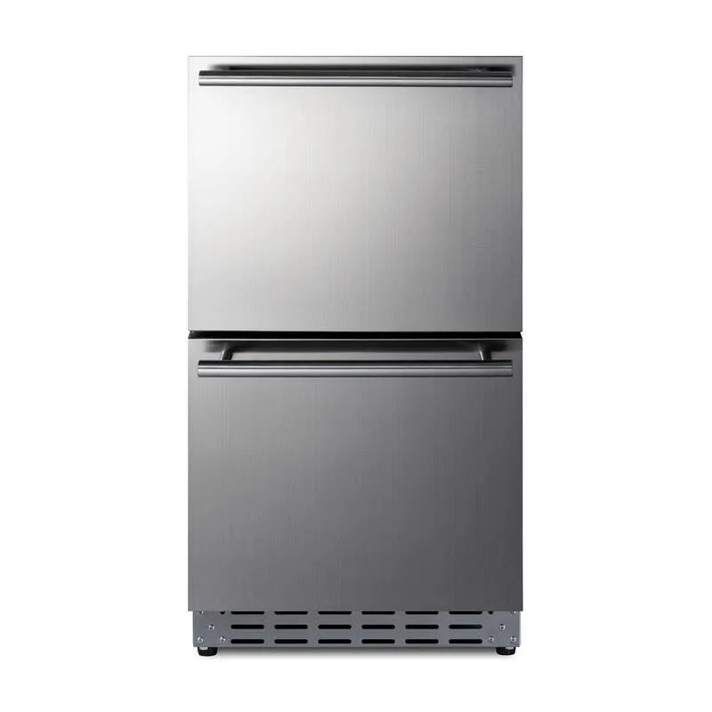 Réfrigérateur, 18 po, 3, 4 pi, Acier inoxydable, Extérieur, 18 in, 3.4 cu. ft
