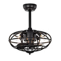 Ventilateur de plafond, 18. 1 po, 3 vitesses, pas d'ampoules Incluent, Télécommande, Intérieur, avec Télécommande, 18.1 in