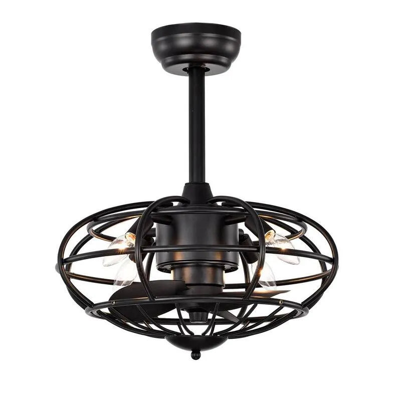 Ventilateur de plafond, 18. 1 po, 3 vitesses, pas d'ampoules Incluent, Télécommande, Intérieur, avec Télécommande, 18.1 in